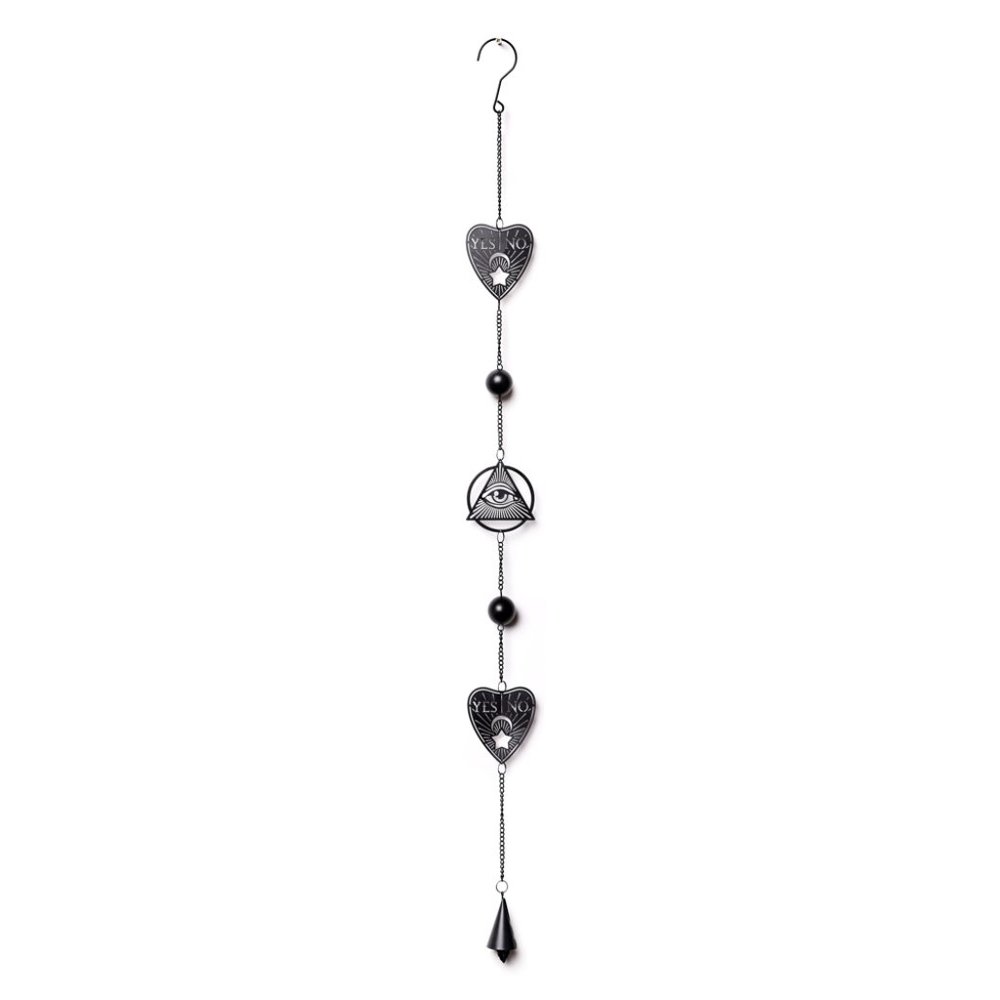 Alchemy Gothic Ouija Planchette Mystic Wind Chime Gift Decor NWT